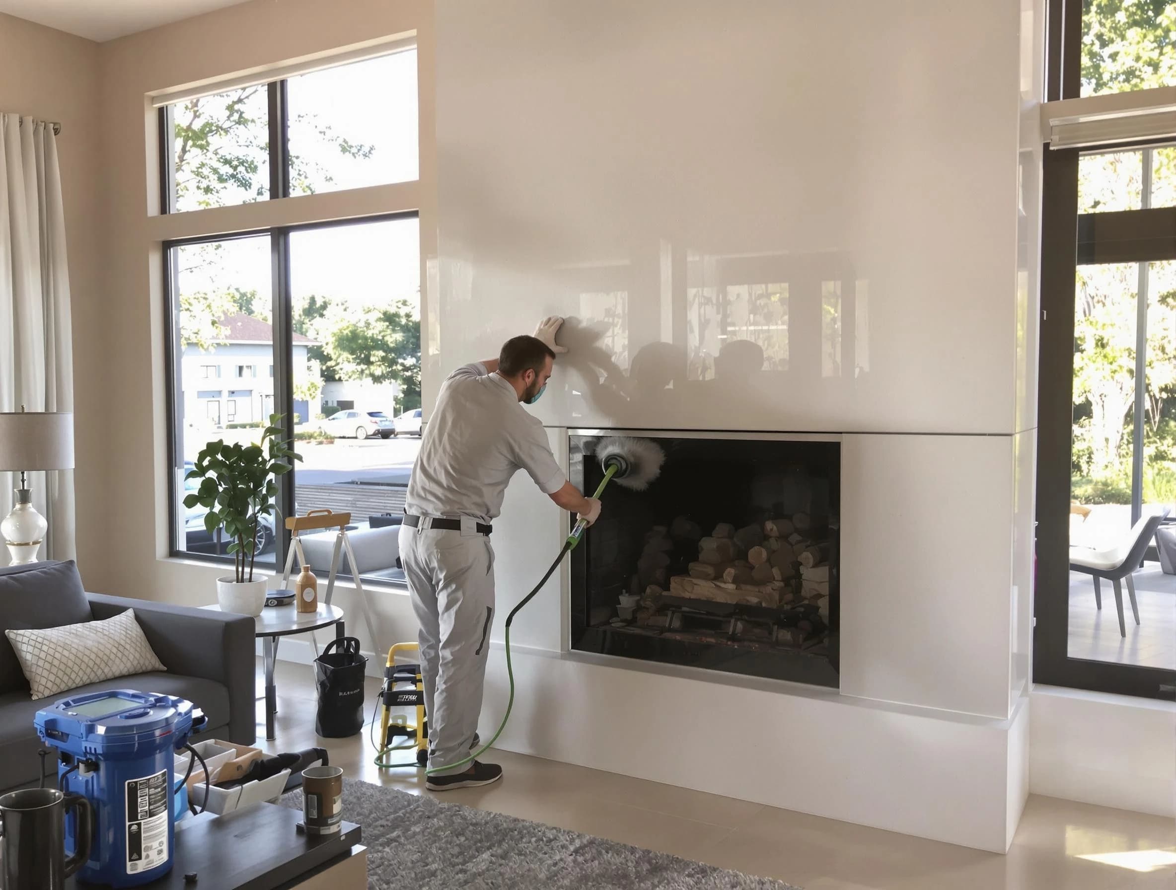 Woodmoor Chimney Sweep performing thorough soot removal in Woodmoor, CO