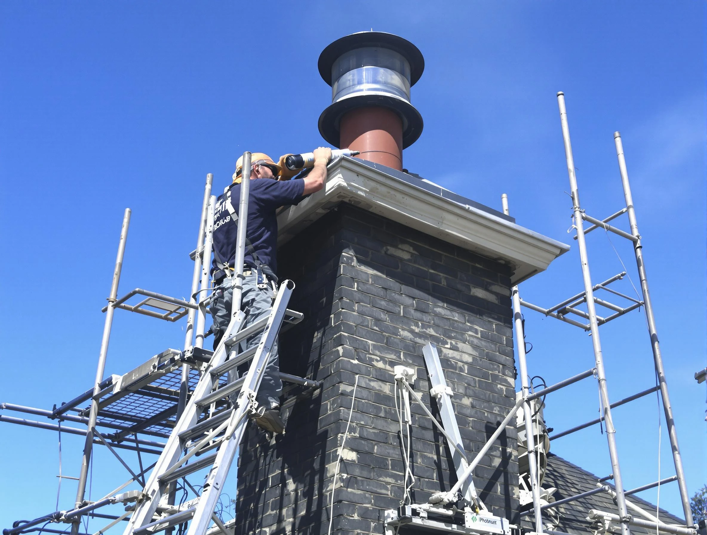 Sturdy chimney crown finished by Woodmoor Chimney Sweep in Woodmoor, CO